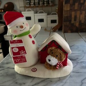 *VINTAGE* Hallmark Jingle Pals/Deck the Halls/Duo Snowman/Dog House
